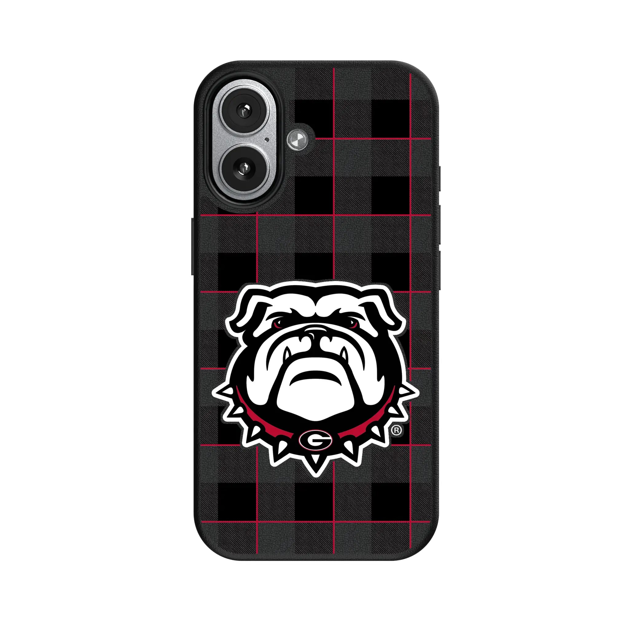 University of Georgia Bulldogs Uga Plaid MagSafe Compatible Phone Case for Apple iPhone