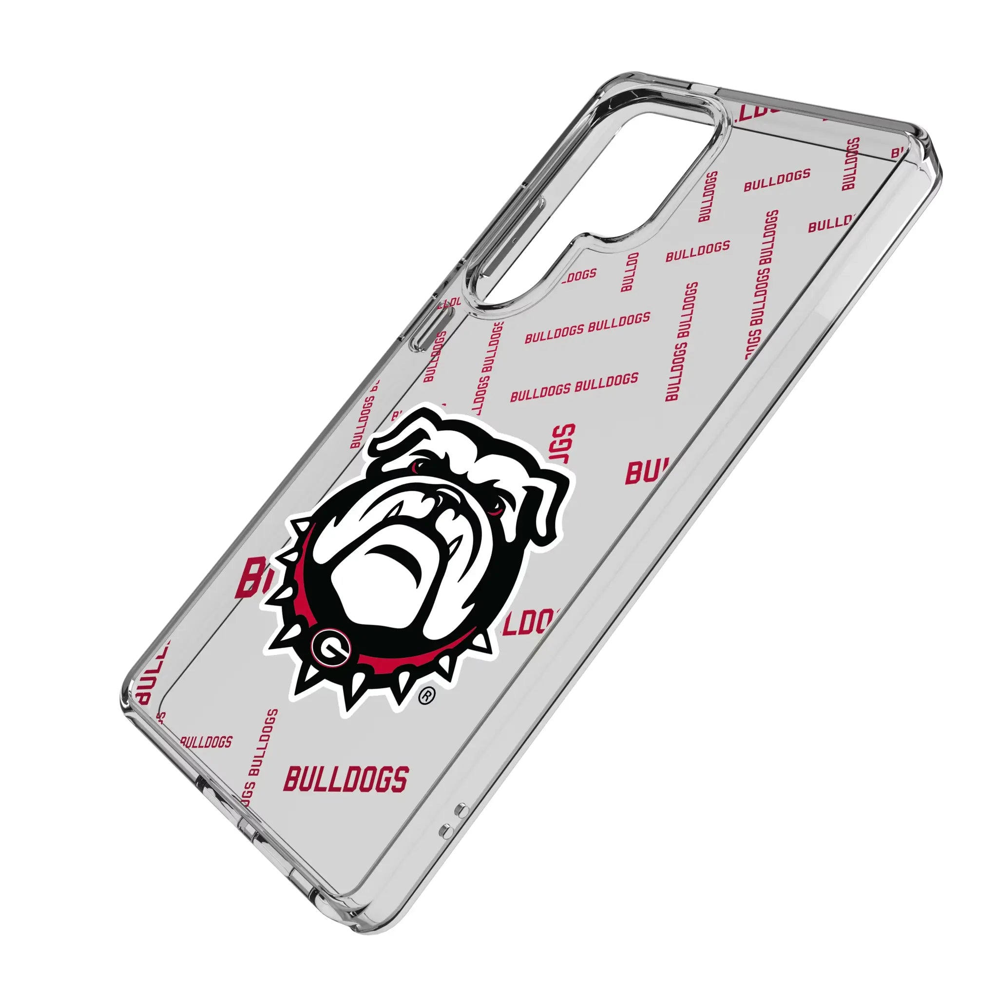 University of Georgia Bulldogs Uga Quadtile Clear Phone Case for Samsung Galaxy