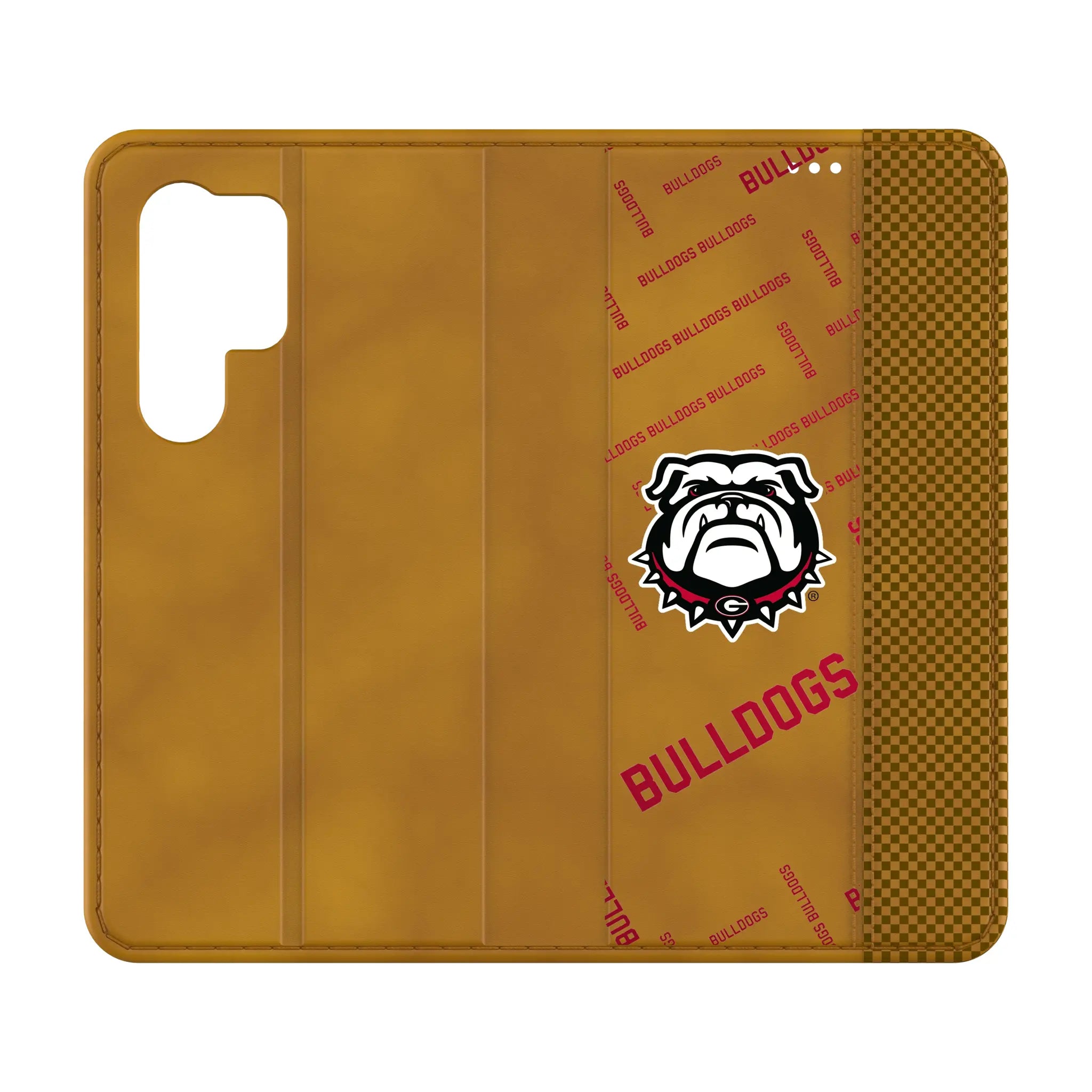 University of Georgia Bulldogs Uga Quadtile Folio Phone Case for Samsung Galaxy