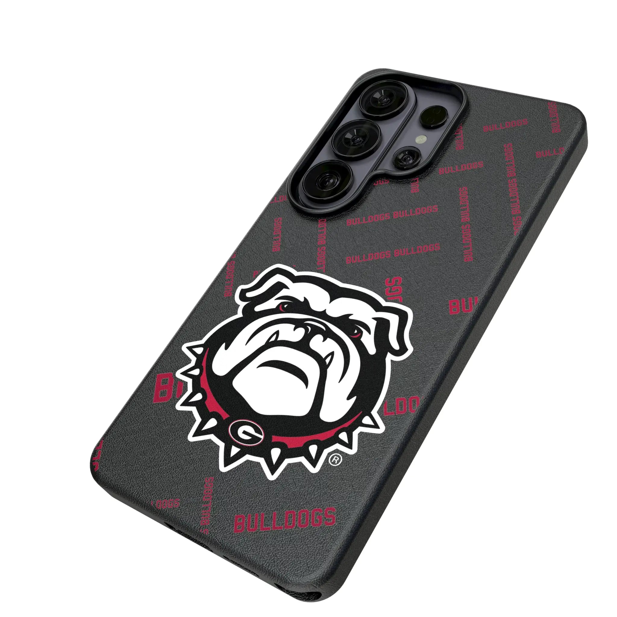 University of Georgia Bulldogs Uga Quadtile MagSafe Compatible Phone Case for Samsung Galaxy
