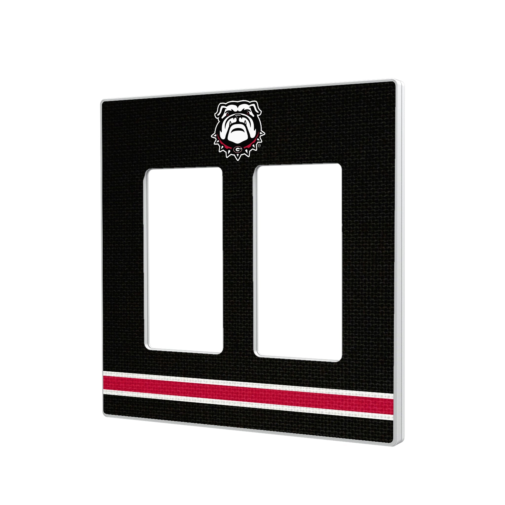 University of Georgia Bulldogs Uga Stripe Hidden-Screw Light Switch Plate