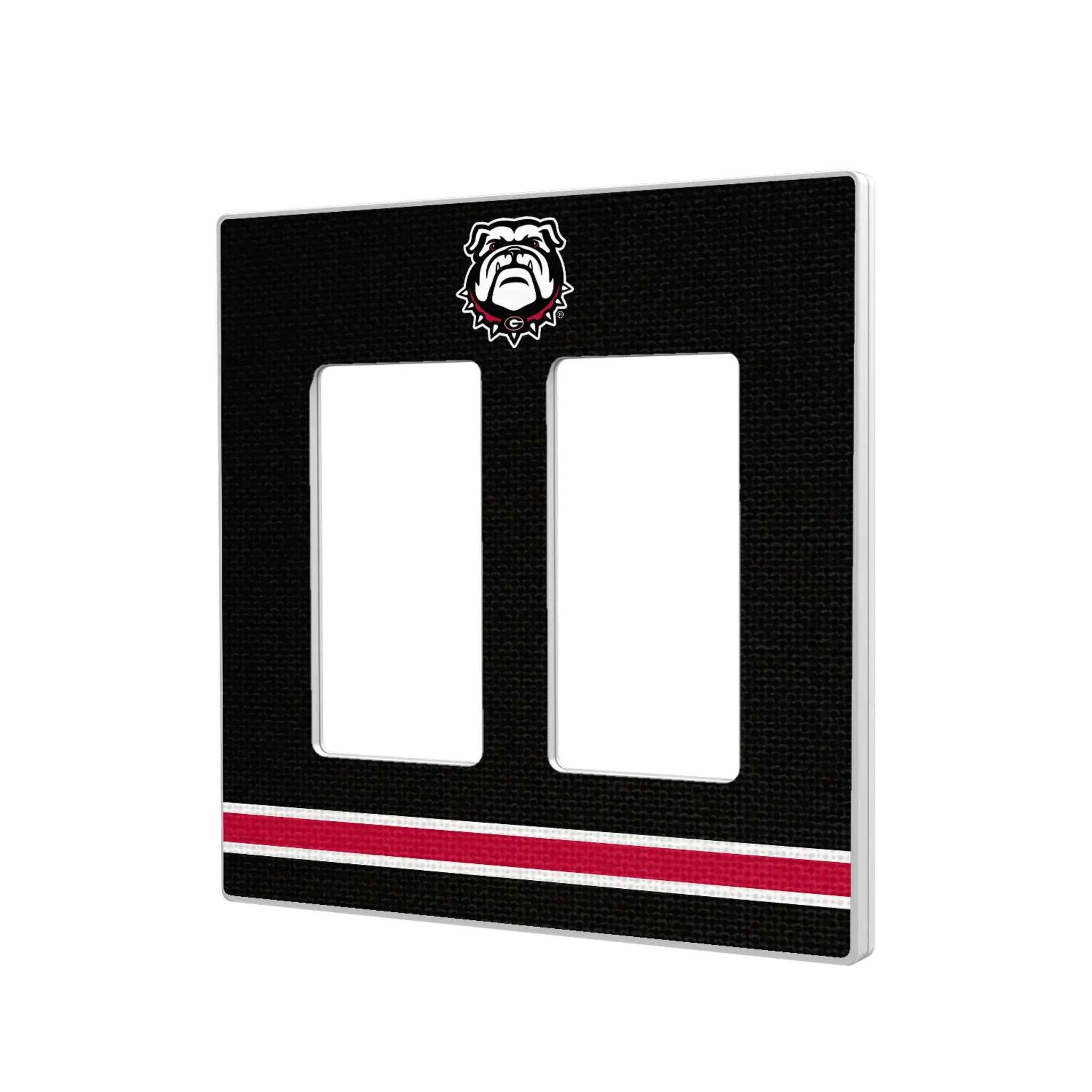 University of Georgia Bulldogs Uga Stripe Hidden-Screw Light Switch Plate