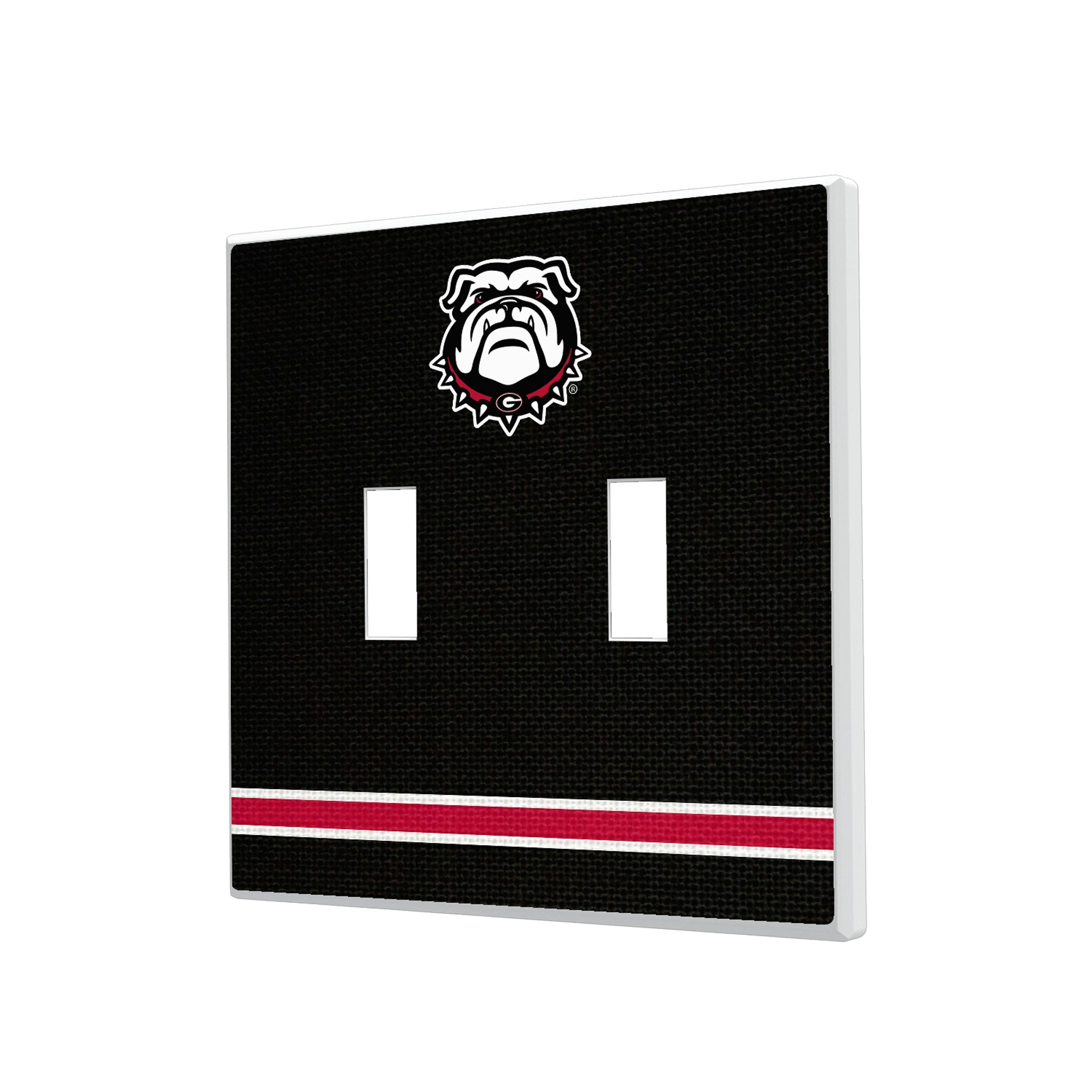 University of Georgia Bulldogs Uga Stripe Hidden-Screw Light Switch Plate