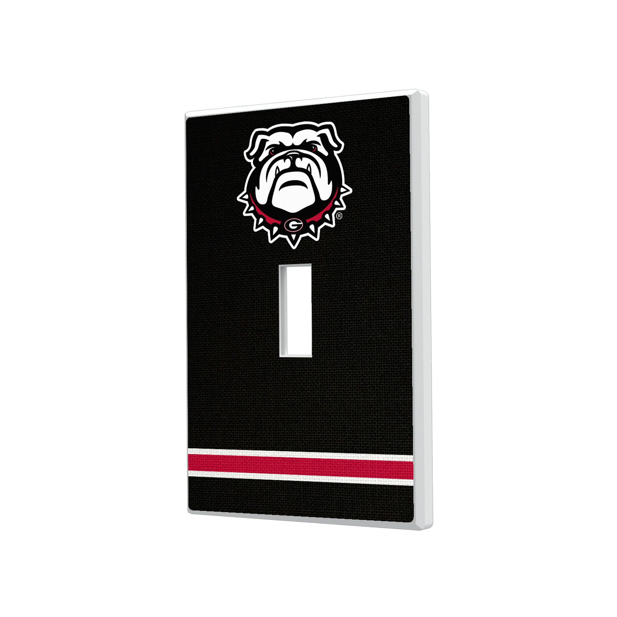 University of Georgia Bulldogs Uga Stripe Hidden-Screw Light Switch Plate