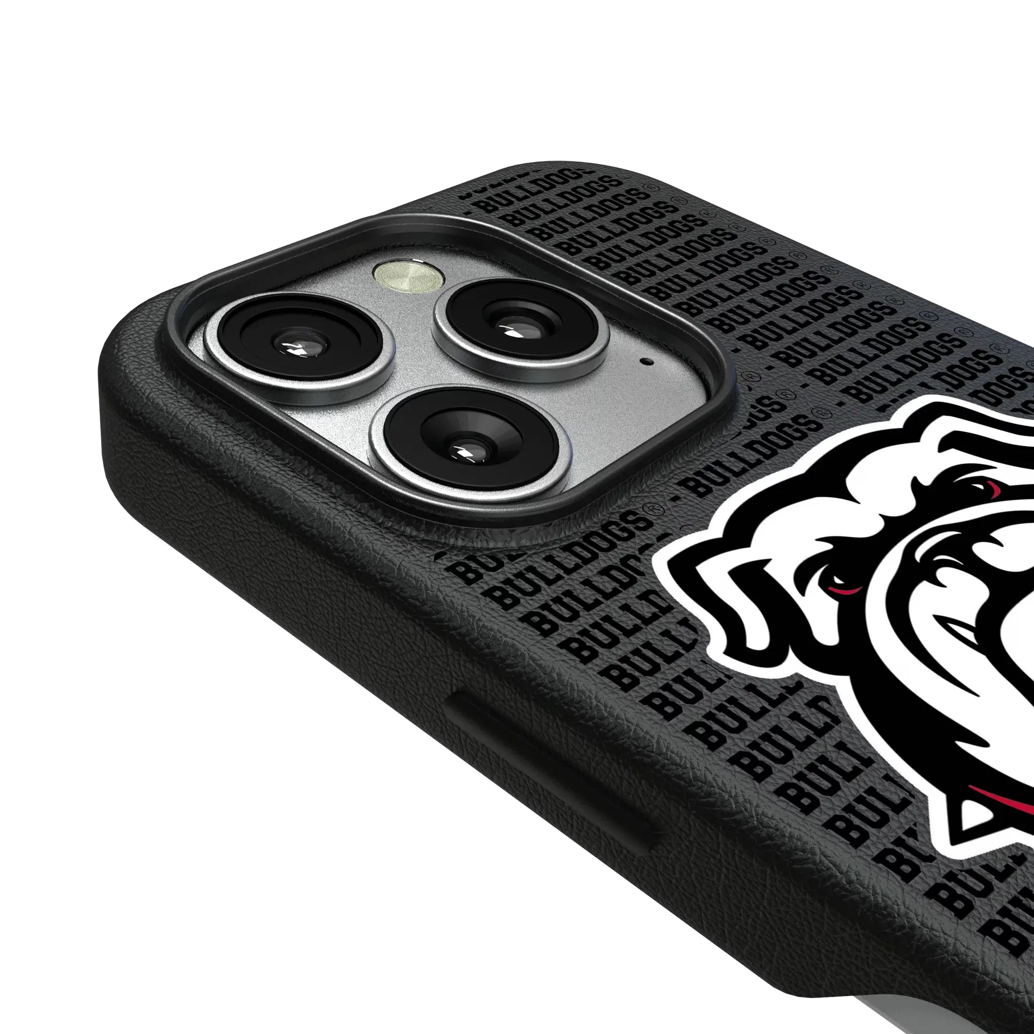 University of Georgia Bulldogs Uga Text Backdrop MagSafe Compatible Phone Case for Apple iPhone