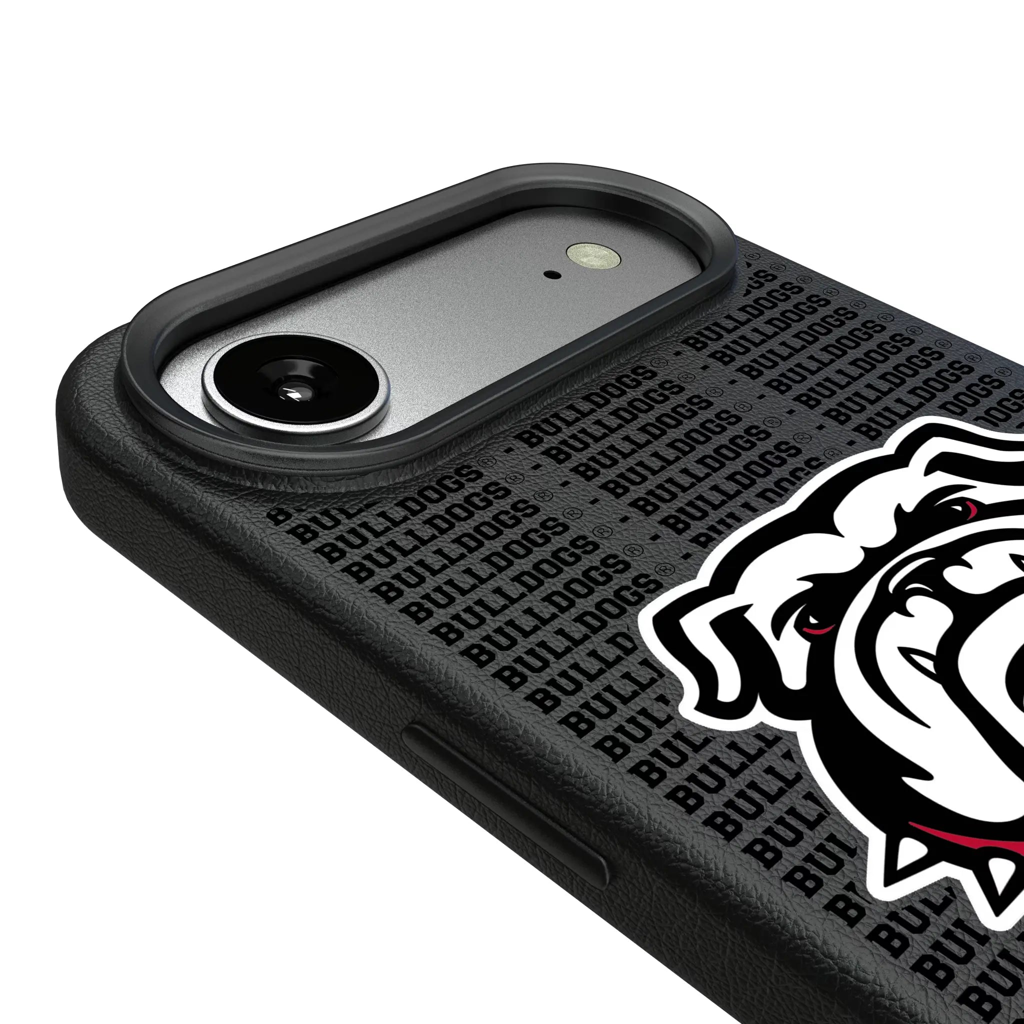 University of Georgia Bulldogs Uga Text Backdrop MagSafe Compatible Phone Case for Apple iPhone