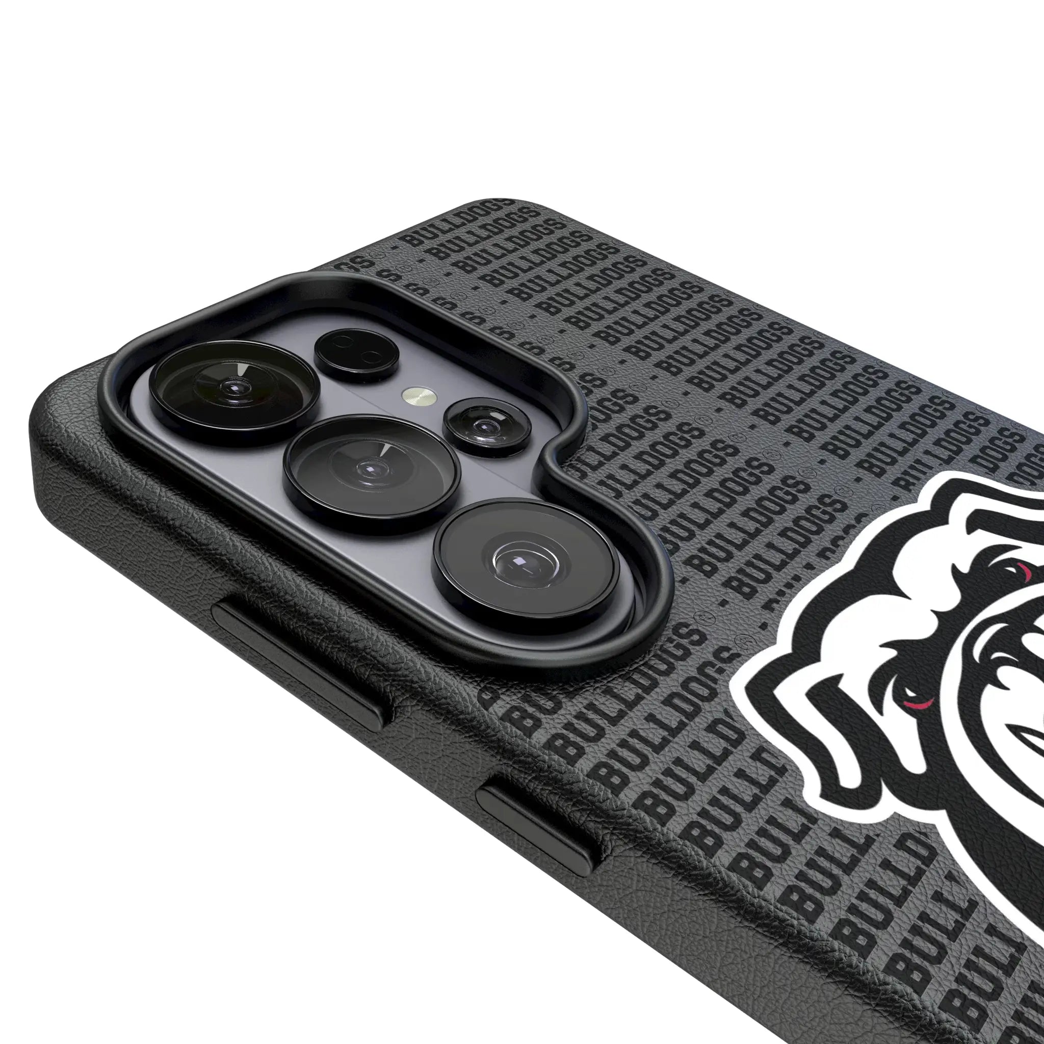 University of Georgia Bulldogs Uga Text Backdrop MagSafe Compatible Phone Case for Samsung Galaxy