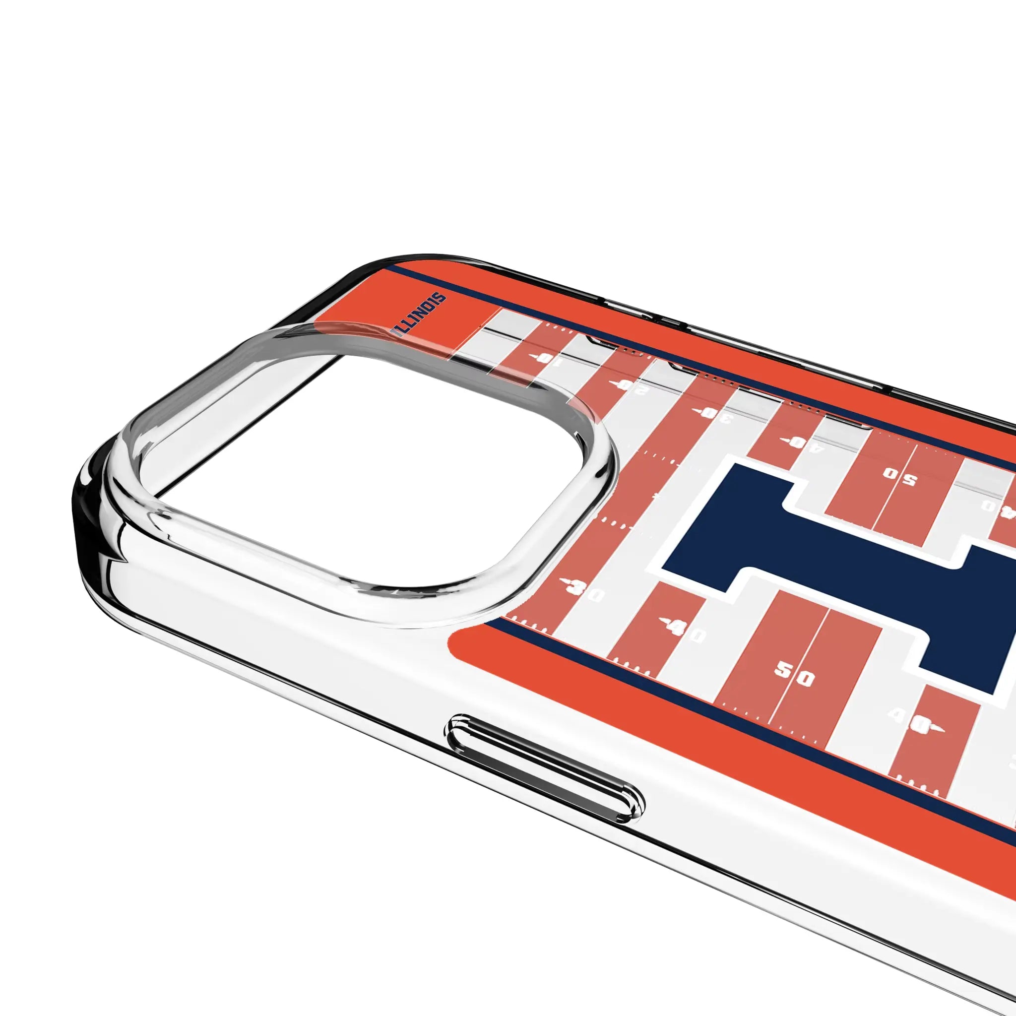 University of Illinois Fighting Illini Field Clear Phone Case for Apple iPhone