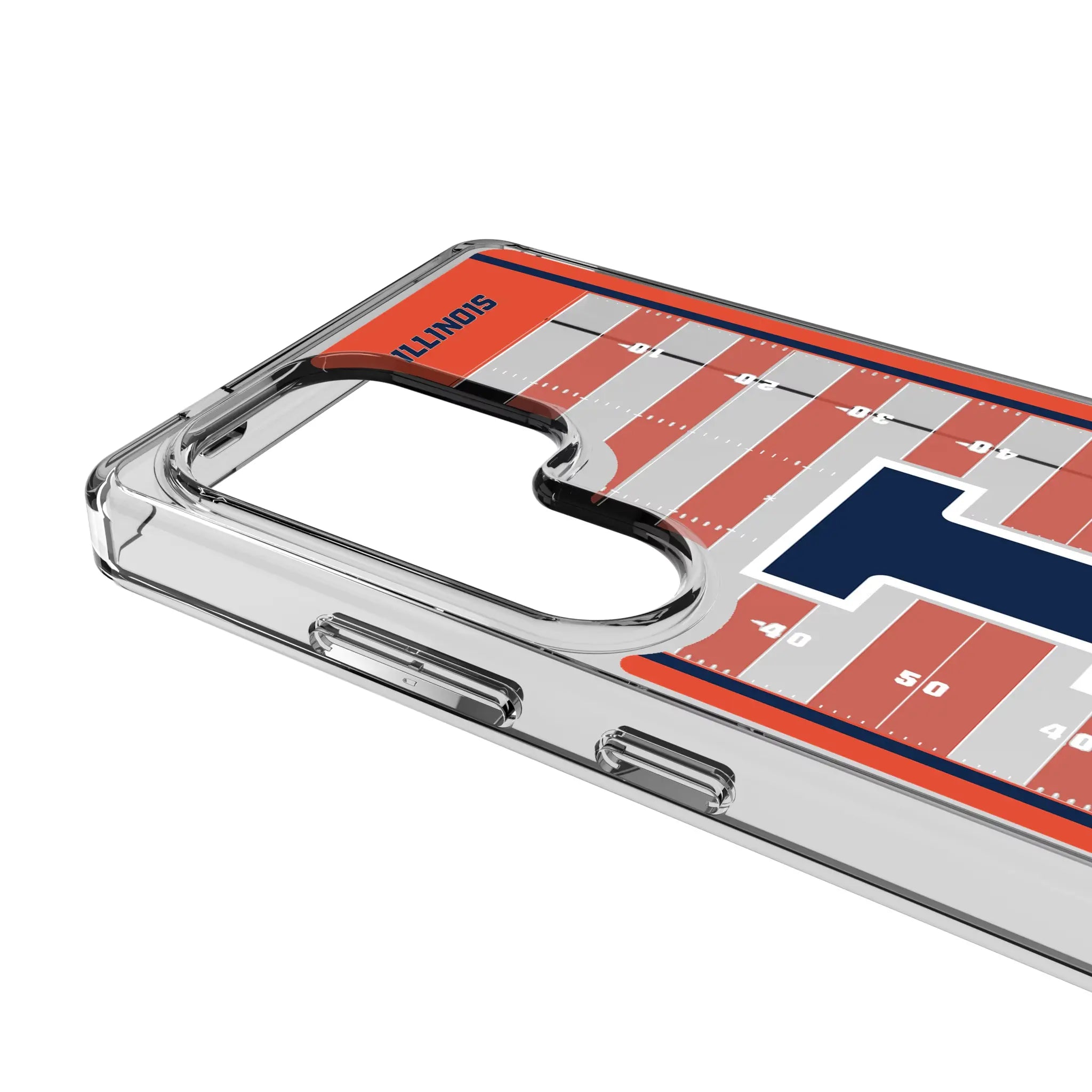 University of Illinois Fighting Illini Field Clear Phone Case for Samsung Galaxy