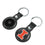 University of Illinois Fighting Illini Insignia Black Airtag Holder 2-Pack
