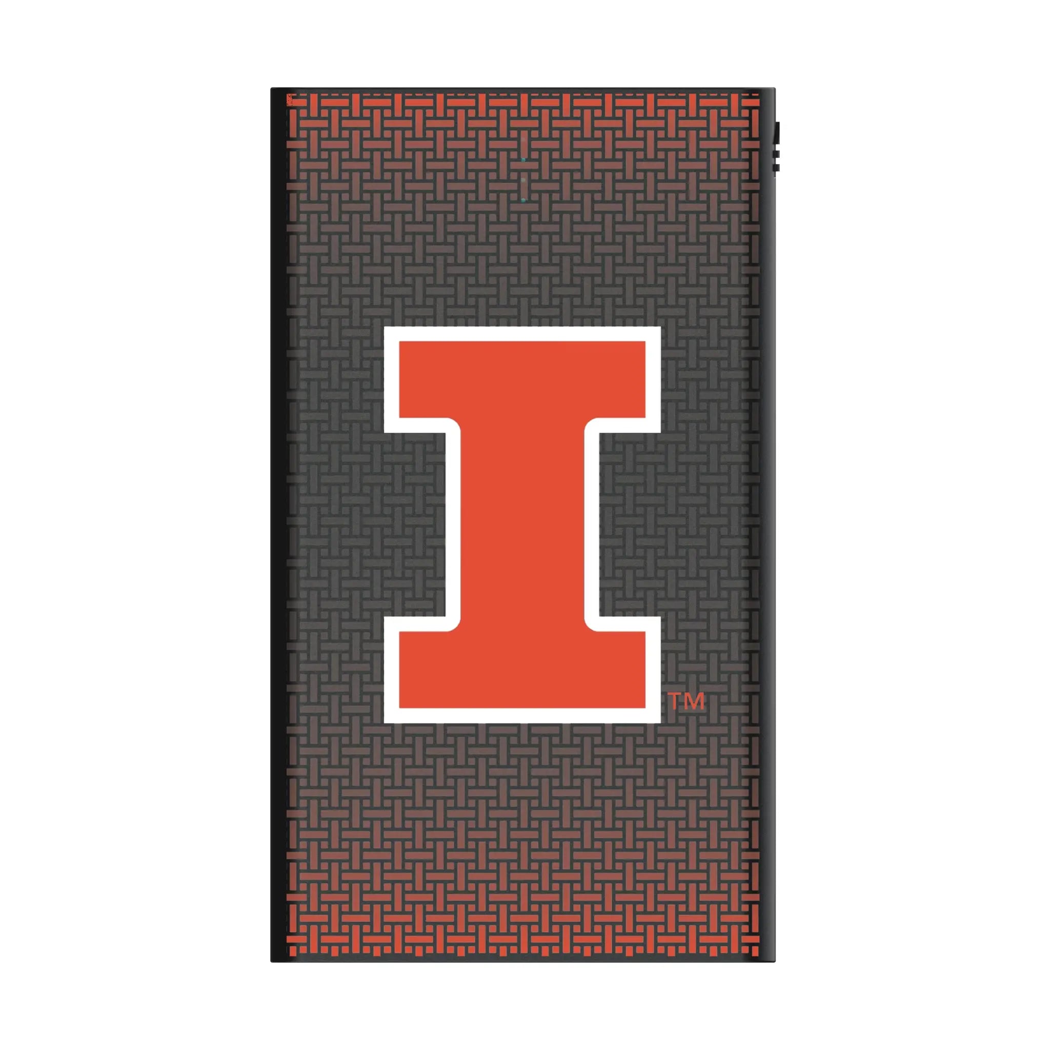 University of Illinois Fighting Illini Linen 5000mAh Flat Powerbank