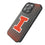 University of Illinois Fighting Illini Linen Bling Phone Case for Apple iPhone