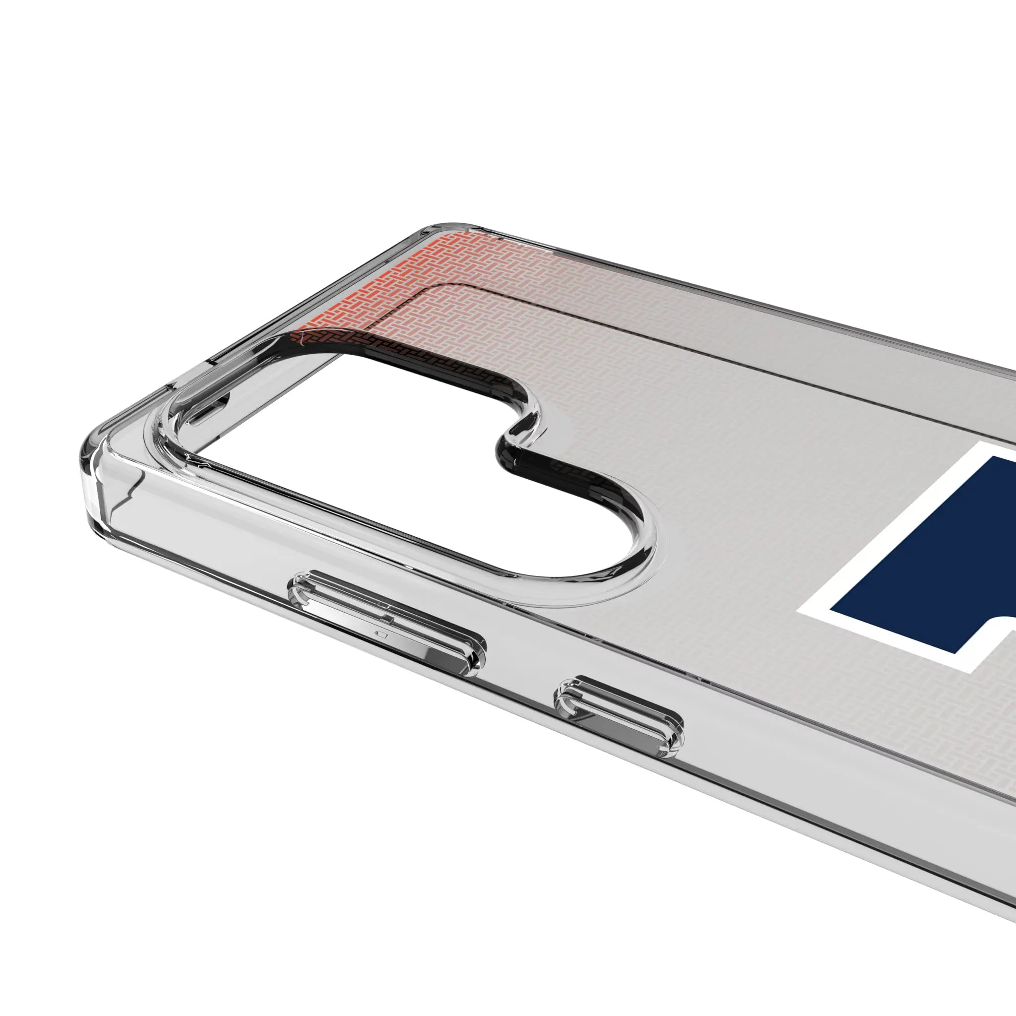 University of Illinois Fighting Illini Linen Clear Phone Case for Samsung Galaxy