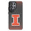 University of Illinois Fighting Illini Linen MagSafe Compatible Phone Case for Samsung Galaxy