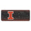 University of Illinois Fighting Illini Linen Wireless USB Keyboard