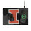 University of Illinois Fighting Illini Monocolor Tilt 15-Watt Wireless Charger and Mouse Pad