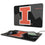 University of Illinois Fighting Illini Monocolor Tilt 15-Watt Wireless Charger and Mouse Pad