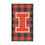 University of Illinois Fighting Illini Plaid 5000mAh Flat Powerbank