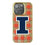 University of Illinois Fighting Illini Plaid Bling Phone Case