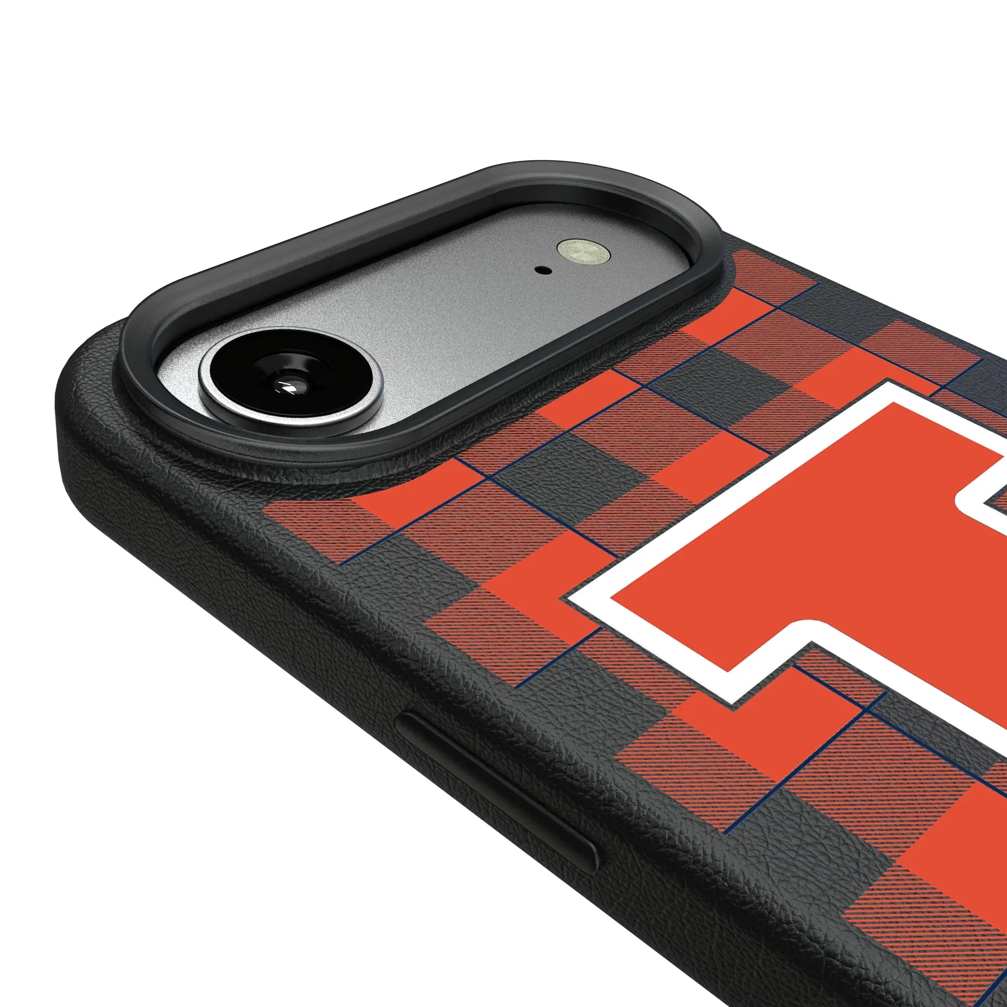University of Illinois Fighting Illini Plaid MagSafe Compatible Phone Case for Apple iPhone