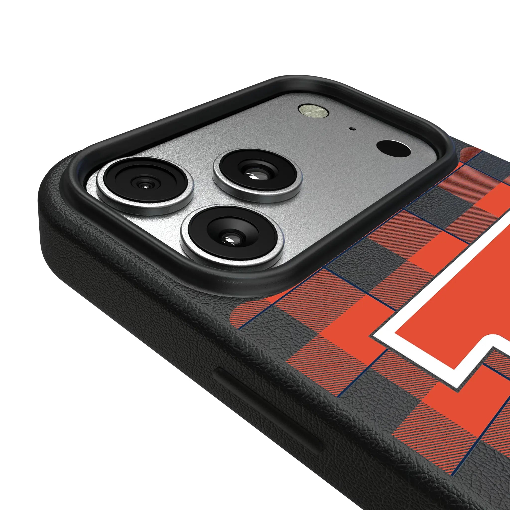 University of Illinois Fighting Illini Plaid MagSafe Compatible Phone Case for Apple iPhone