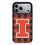 University of Illinois Fighting Illini Plaid MagSafe Compatible Phone Case for Apple iPhone