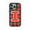 University of Illinois Fighting Illini Plaid MagSafe Compatible Phone Case for Apple iPhone