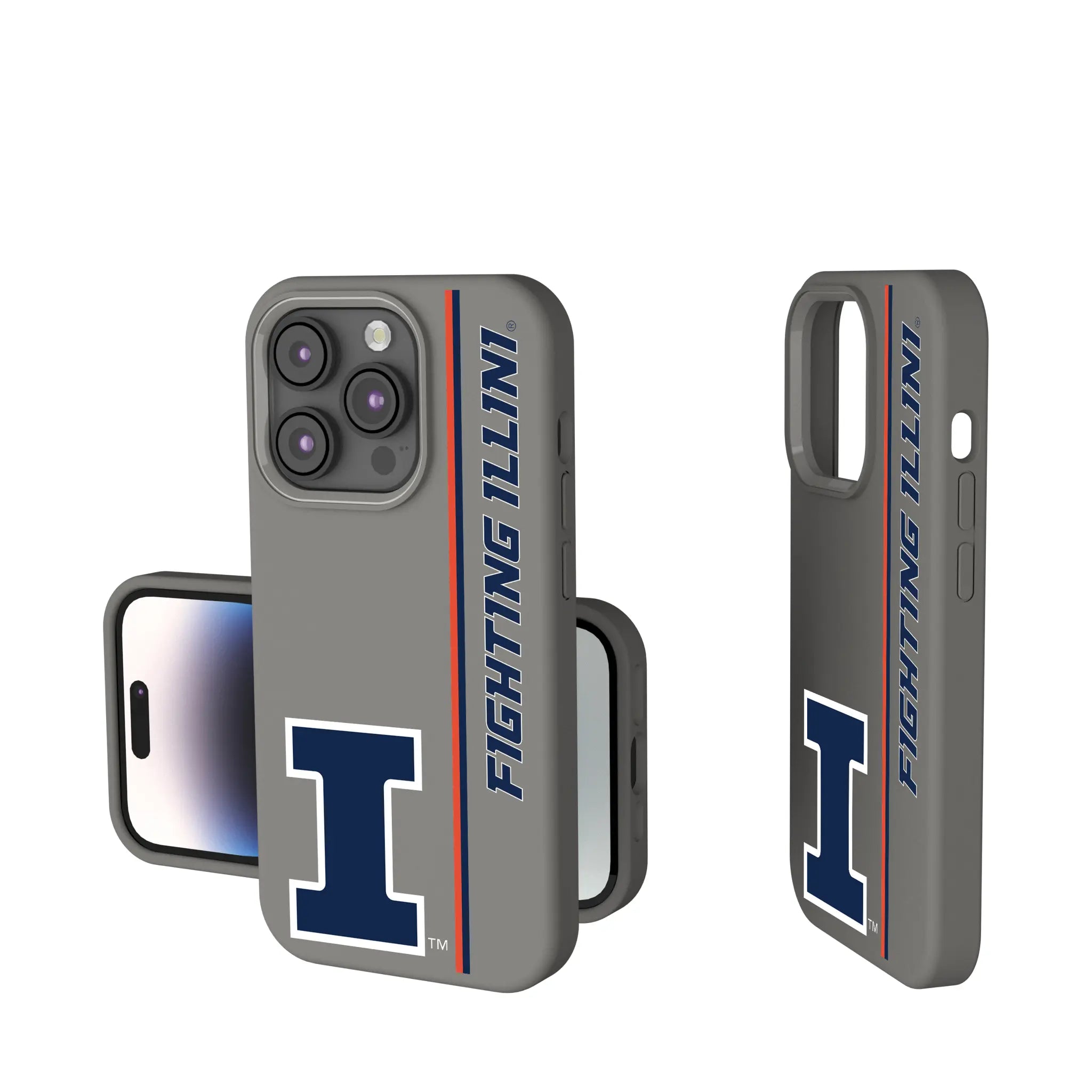 University of Illinois Fighting Illini Sidebar Soft Touch Phone Case