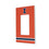 University of Illinois Fighting Illini Stripe Hidden-Screw Light Switch Plate