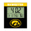 University of Iowa Hawkeyes Color Block Wall Clock