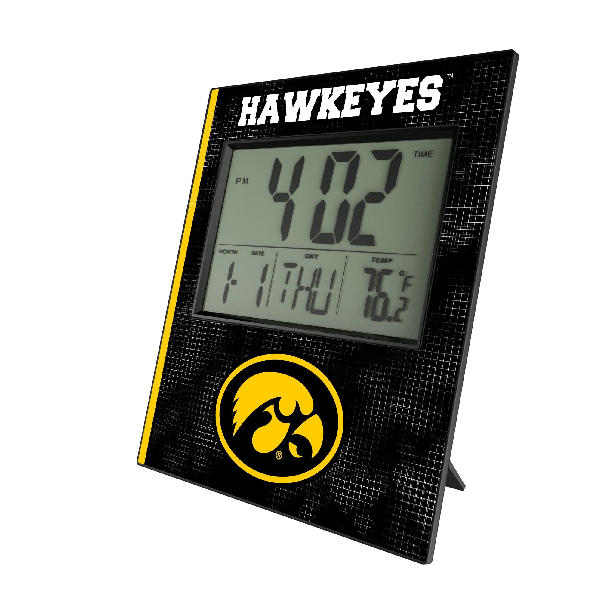 University of Iowa Hawkeyes Hatch Wall Clock