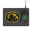 University of Iowa Hawkeyes Linen 15-Watt Wireless Charger and Mouse Pad