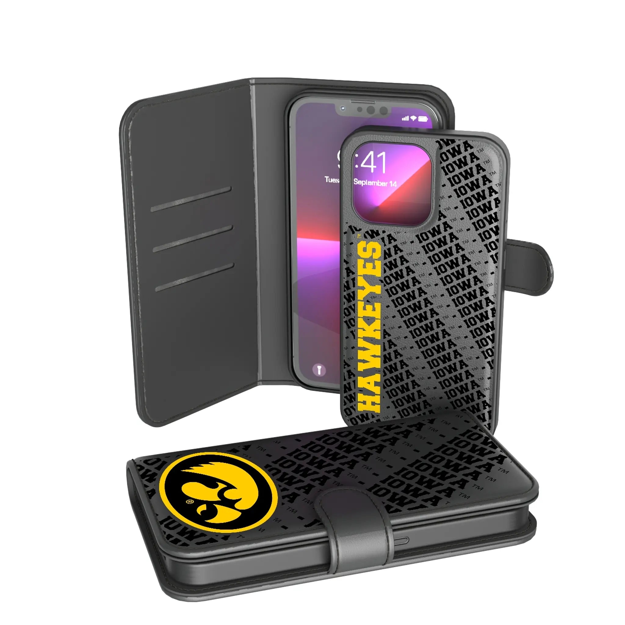 Iowa Hawkeyes Tilt Wallet Case