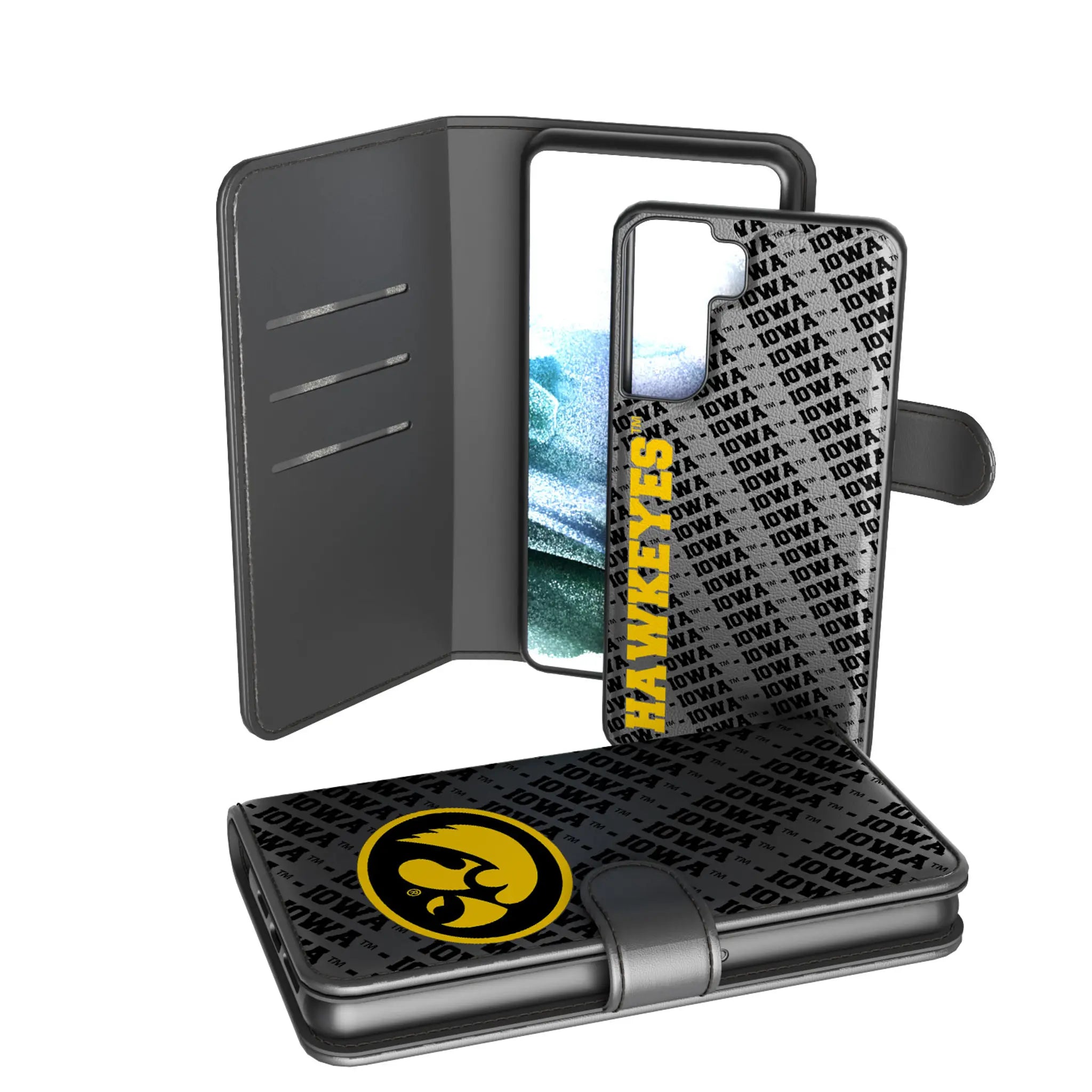 Iowa Hawkeyes Tilt Wallet Case