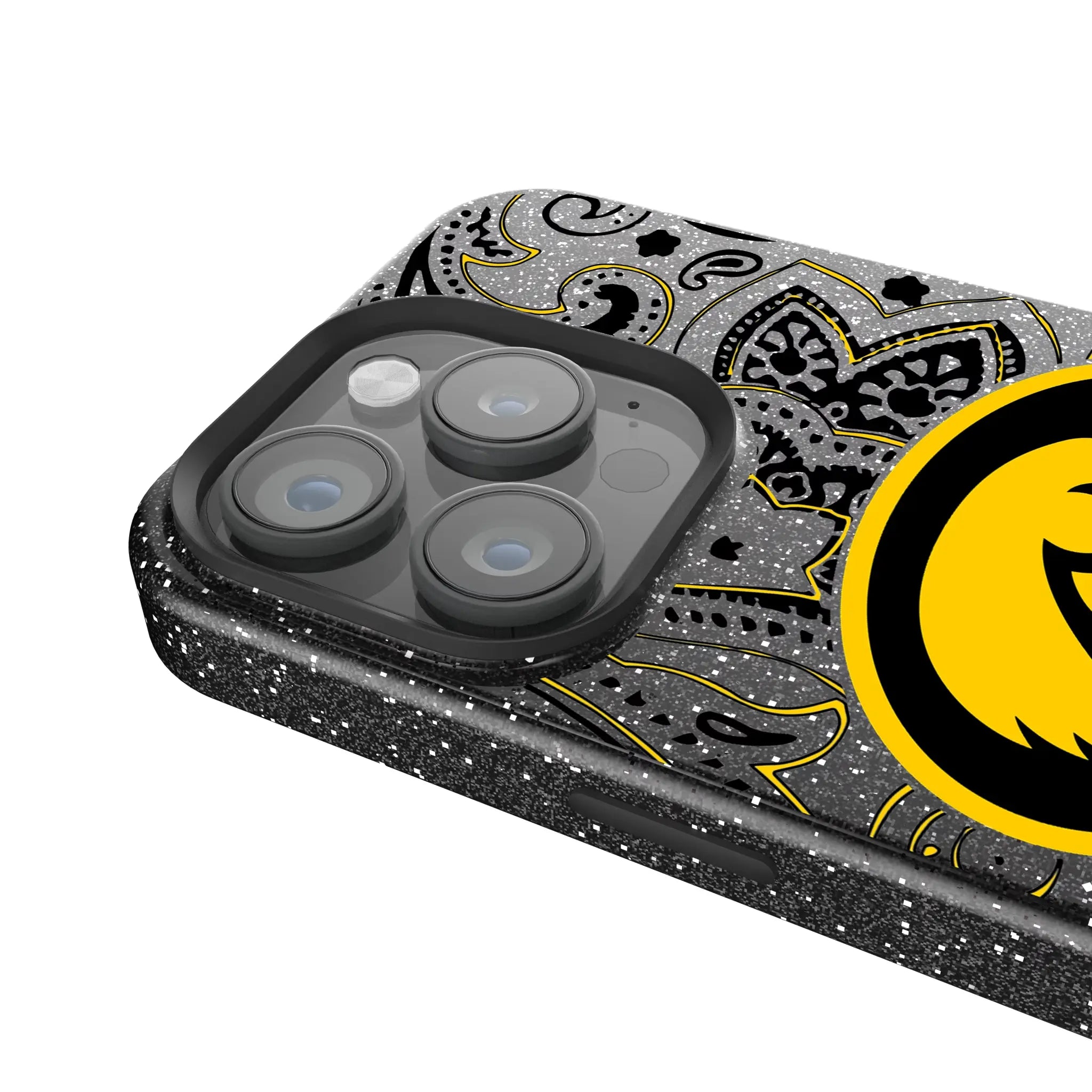 University of Iowa Hawkeyes Paisley Bling Phone Case