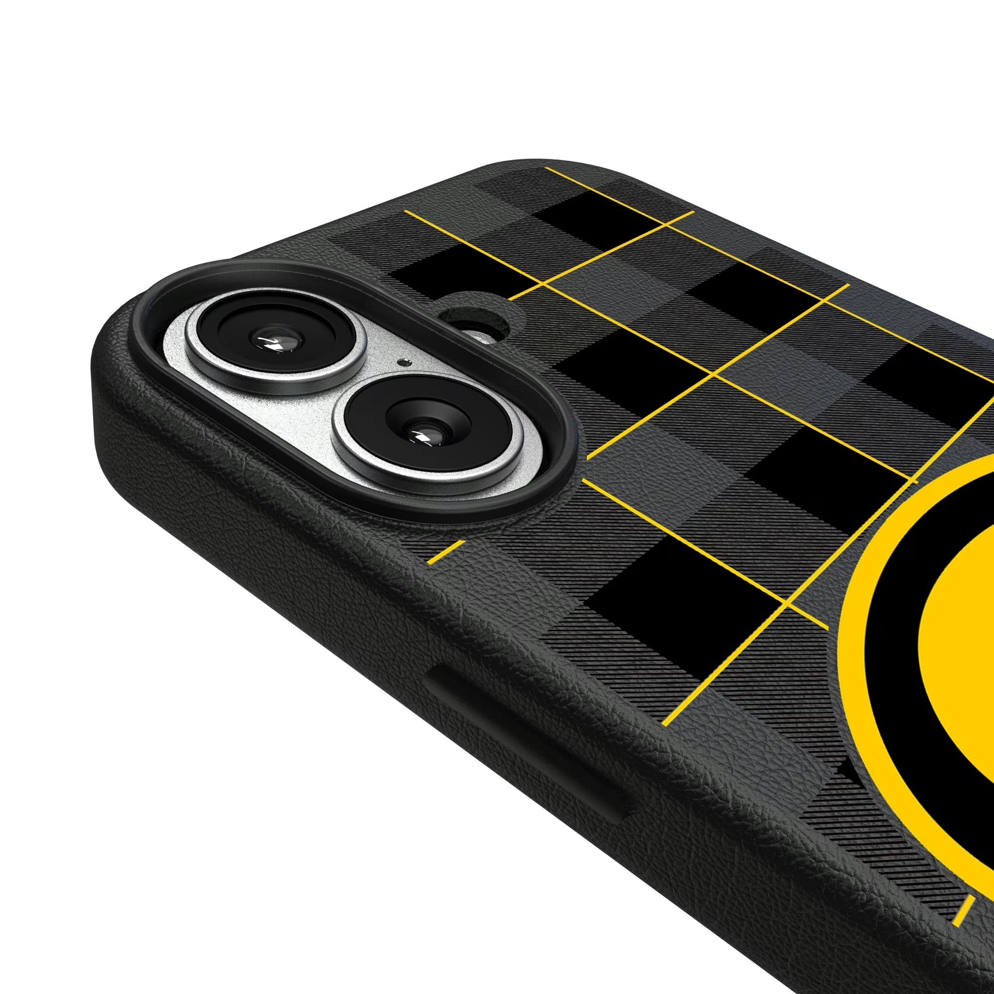 University of Iowa Hawkeyes Plaid MagSafe Compatible Phone Case for Apple iPhone - Sports Gifts, Sports Memorabilia, Sports Collectibles, Fan Shop