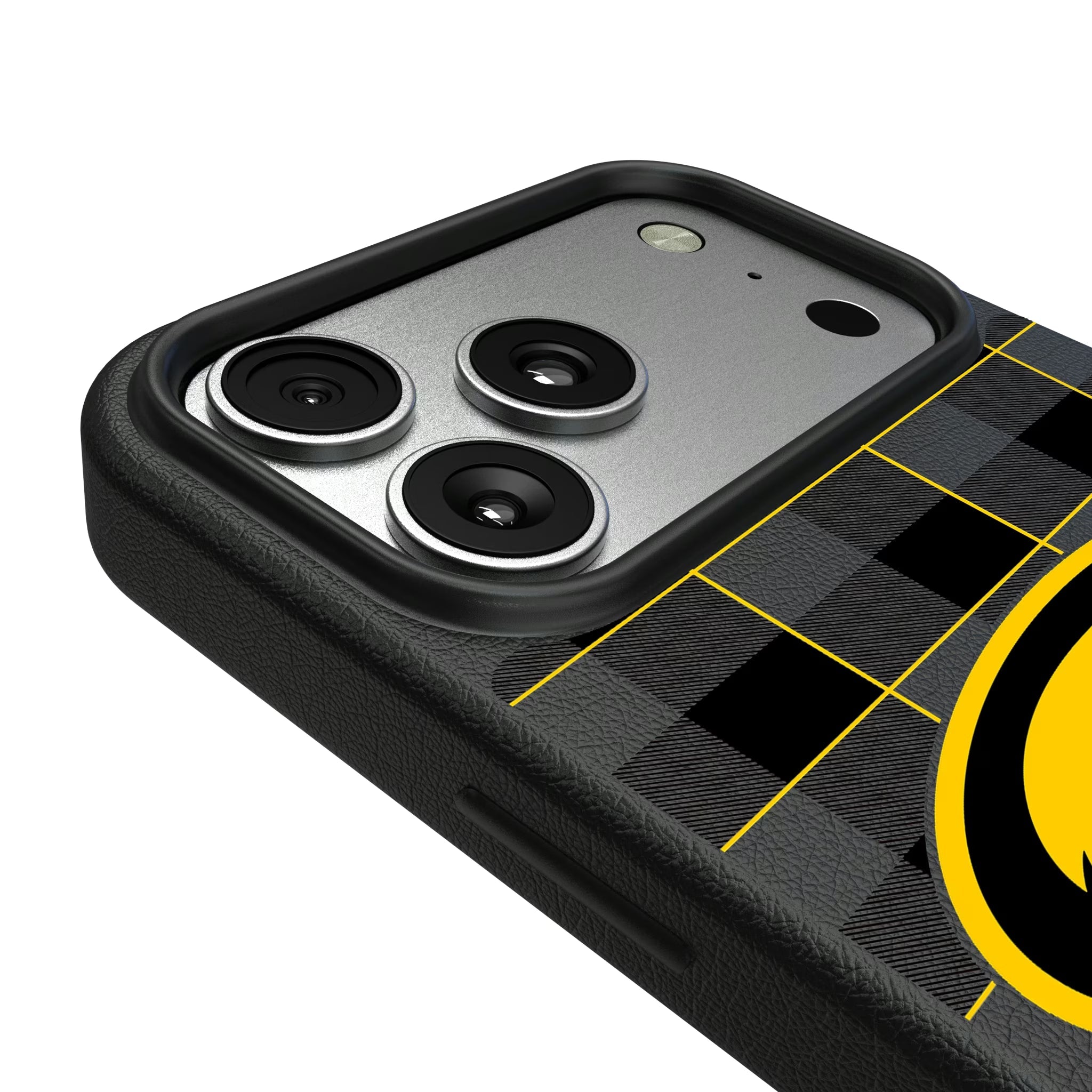 University of Iowa Hawkeyes Plaid MagSafe Compatible Phone Case for Apple iPhone - Sports Gifts, Sports Memorabilia, Sports Collectibles, Fan Shop