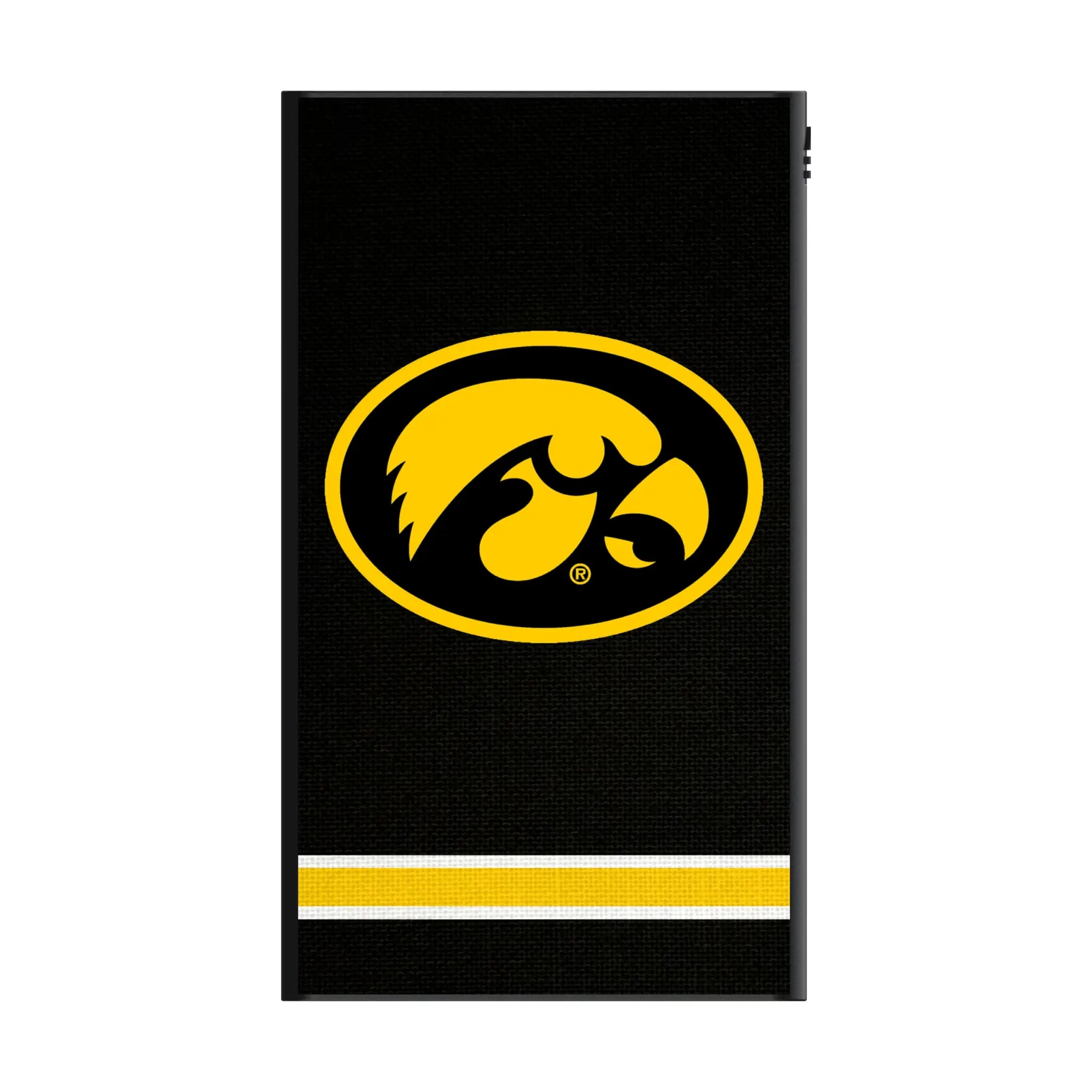 University of Iowa Hawkeyes Stripe 5000mAh Flat Powerbank