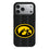 University of Iowa Hawkeyes Text Backdrop MagSafe Compatible Phone Case for Apple iPhone