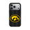 University of Iowa Hawkeyes Text Backdrop MagSafe Compatible Phone Case for Apple iPhone