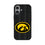 University of Iowa Hawkeyes Text Backdrop MagSafe Compatible Phone Case for Apple iPhone