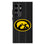 University of Iowa Hawkeyes Text Backdrop MagSafe Compatible Phone Case for Samsung Galaxy