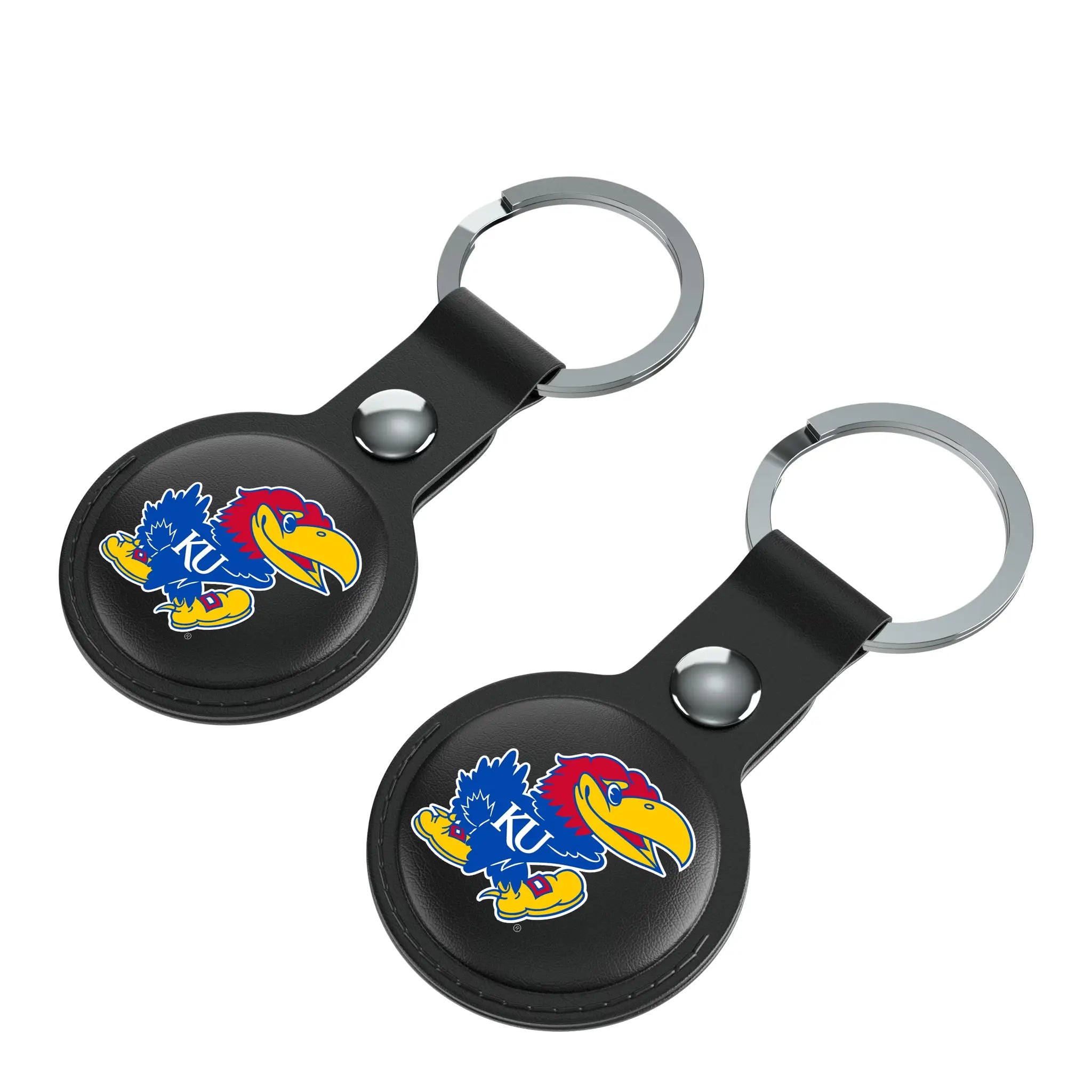 University of Kansas Jayhawks Insignia Black Airtag Holder 2-Pack