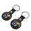University of Kansas Jayhawks Insignia Black Airtag Holder 2-Pack
