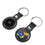 University of Kansas Jayhawks Insignia Black Airtag Holder 2-Pack
