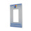 University of Kansas Jayhawks Linen Hidden-Screw Light Switch Plate