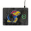 University of Kansas Jayhawks Monocolor Tilt 15-Watt Wireless Charger and Mouse Pad
