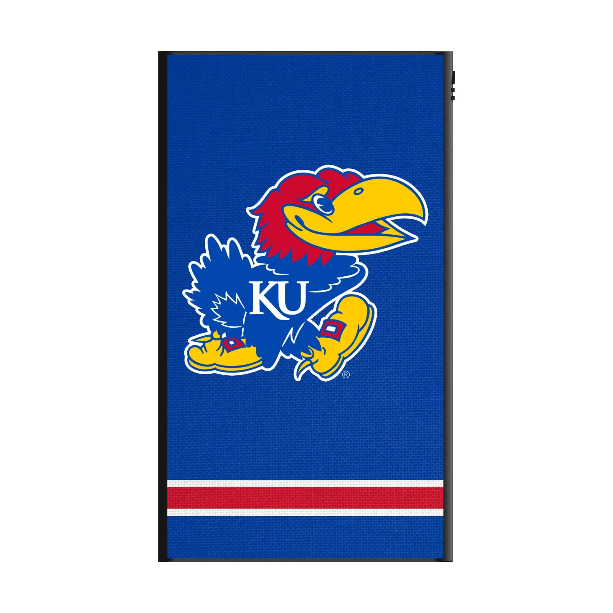 University of Kansas Jayhawks Stripe 5000mAh Flat Powerbank