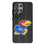 University of Kansas Jayhawks Text Backdrop MagSafe Compatible Phone Case for Samsung Galaxy