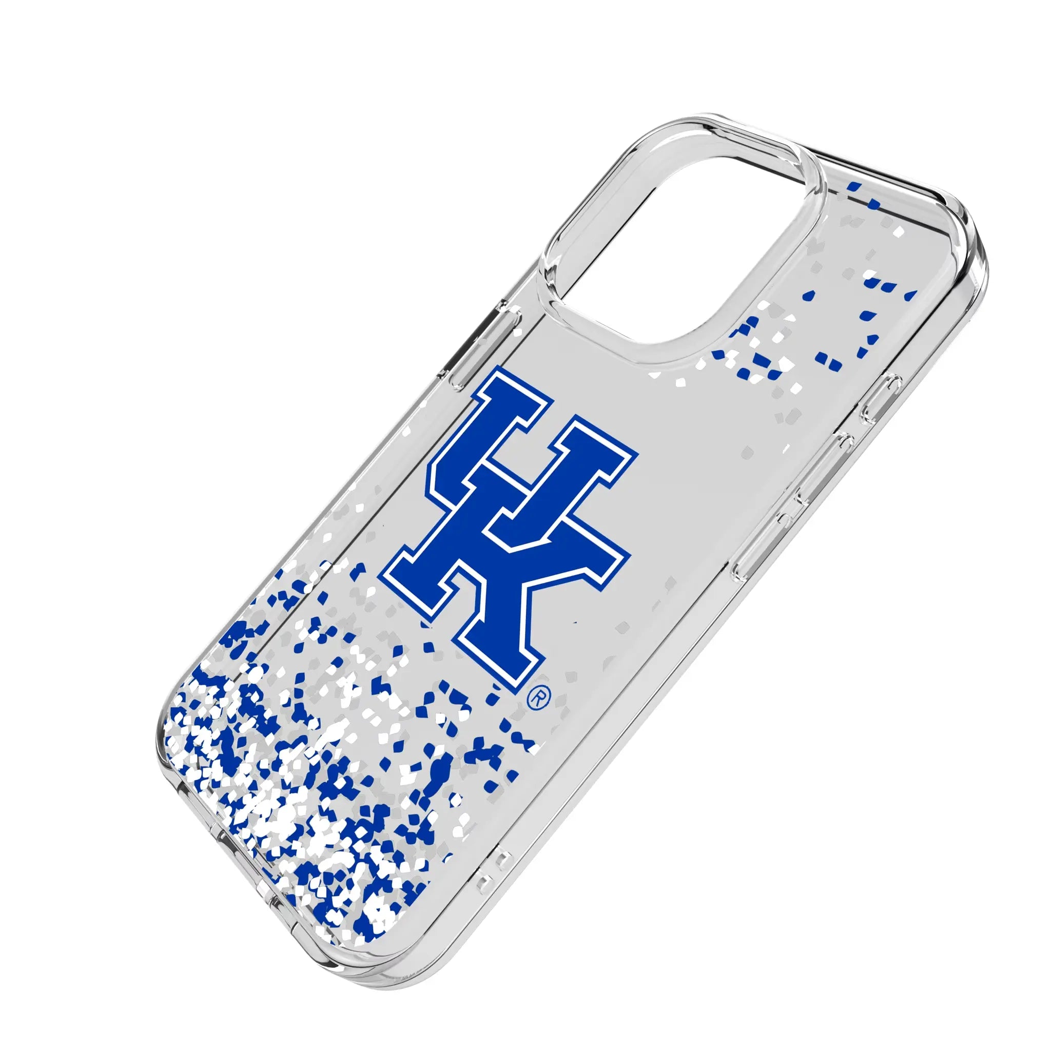 University of Kentucky Wildcats Confetti Clear Phone Case for Apple iPhone